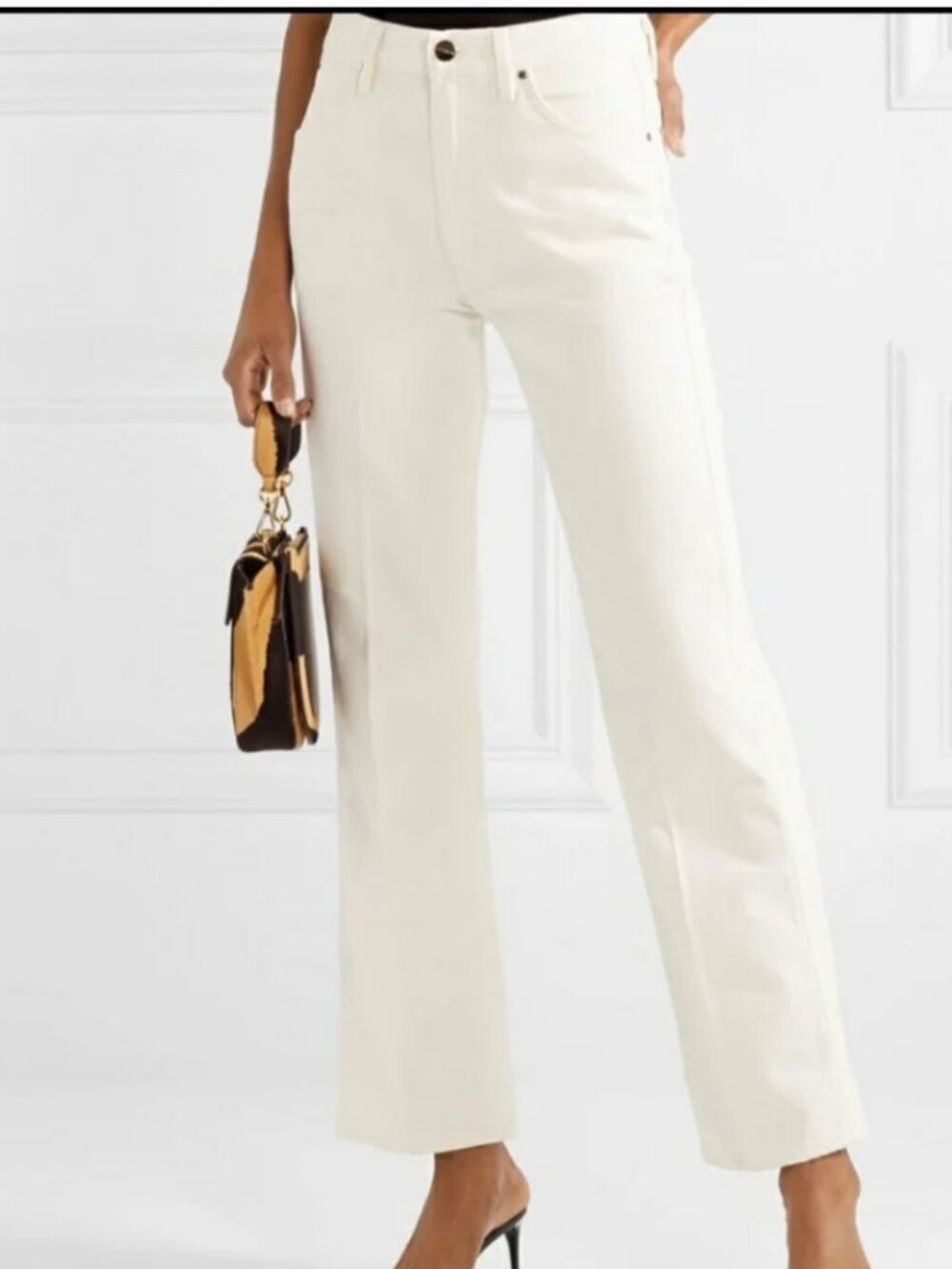 Goldsign White Straight Jeans Sz 30